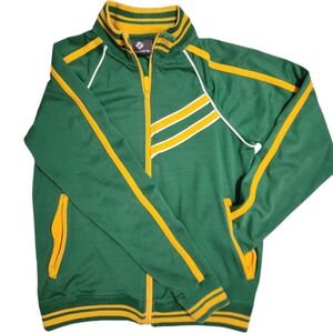 Transnine green & Yellow Vintage Track Jacket Size small